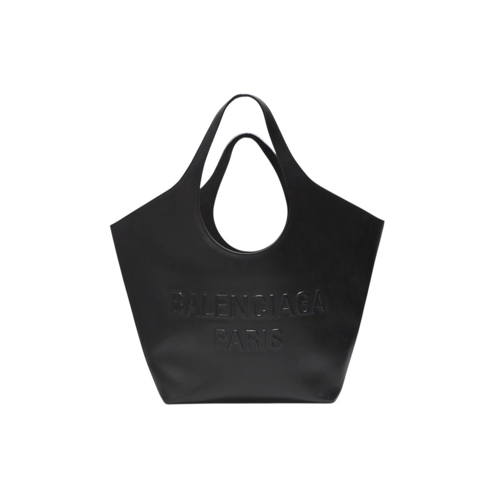 BALENCIAGA Mary Kate tote bag handbag black leather